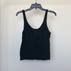 A&F Ribbed Henley Tank